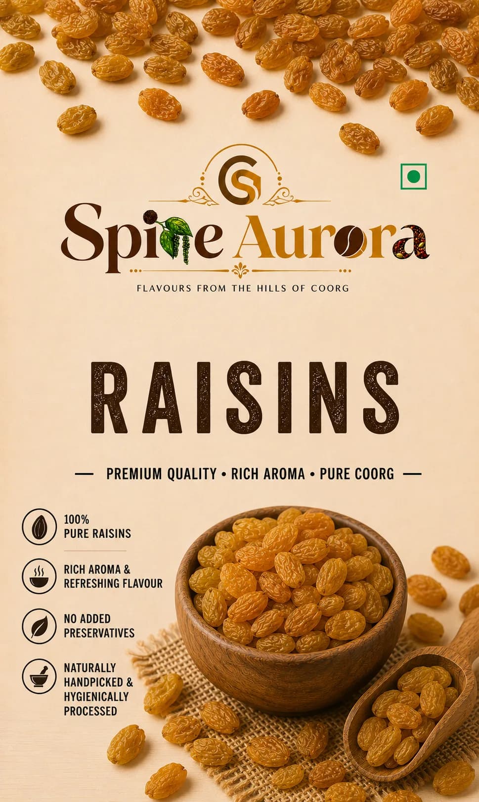 Raisins — Spice Aurora pack
