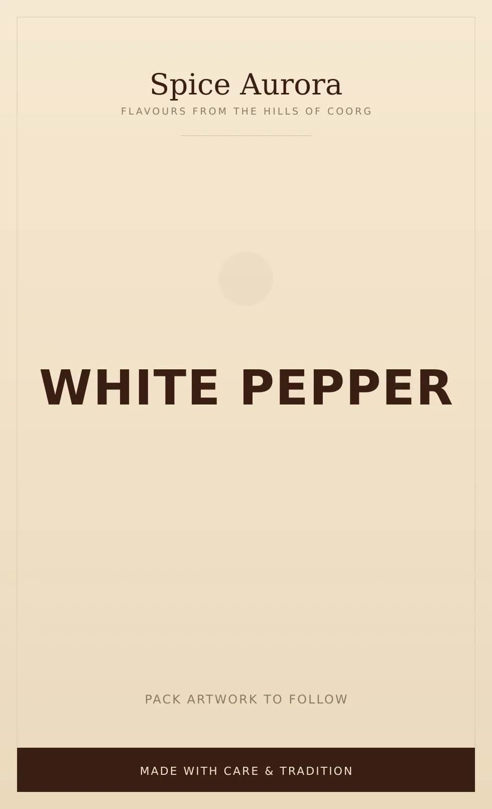 White Pepper — Spice Aurora pack